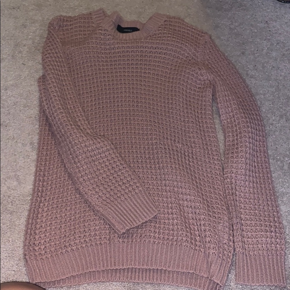 Pink sweater